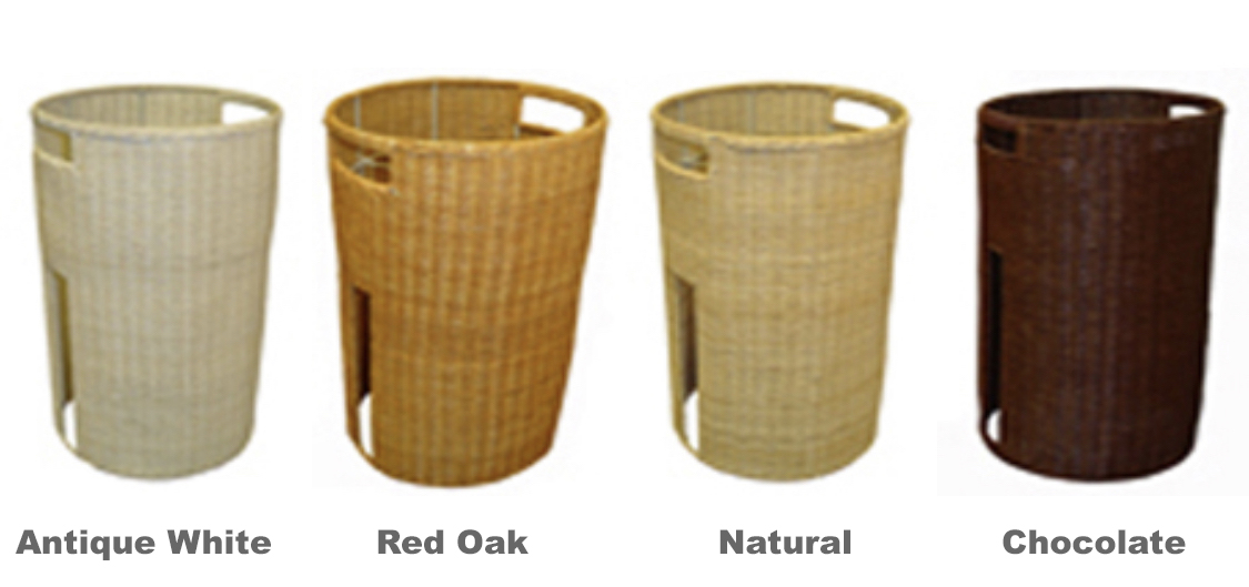 WaterBasket: Four different colors to select from- antique white, red oak, natural, or chhocolate